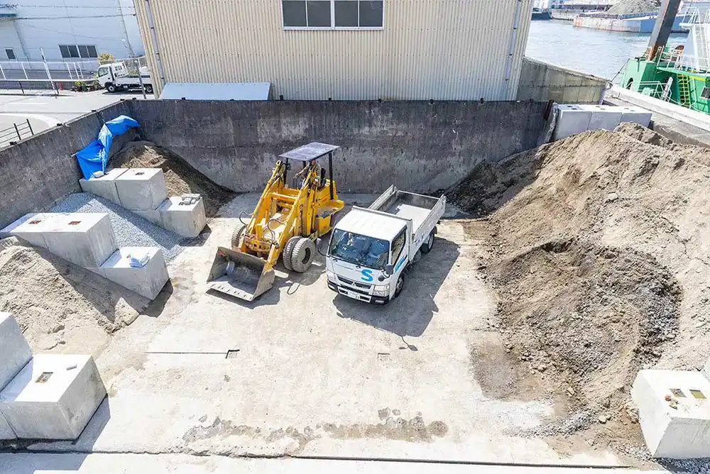 サンノベース 大正区 残土処分 建材店